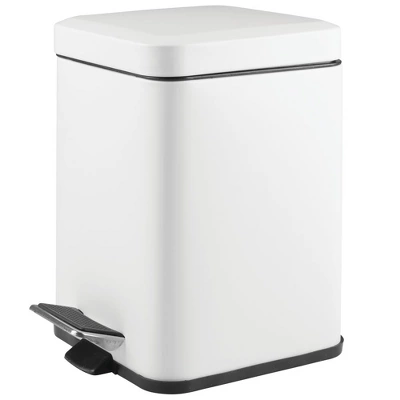 MDesign Small Square Step Trash Can Garbage Bin, Removable Liner, 6L 7 MDesign Small Square Step Trash Can Garbage Bin, Removable Liner, 6L - Image 5