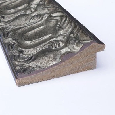 24" X 30" Non-Beveled Silver Luxor Wood Bathroom Wall Mirror - Amanti Art 3 24" X 30" Non-Beveled Silver Luxor Wood Bathroom Wall Mirror - Amanti Art