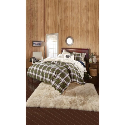 3Pc Newfield Plaid Comforter Set Green - G.H. Bass 4 3Pc Newfield Plaid Comforter Set Green - G.H. Bass - Image 2