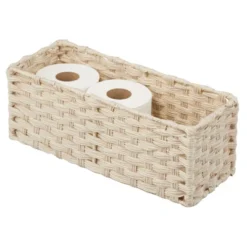 MDesign Woven Seagrass Toilet Tank Storage Basket For Bathroom 19 MDesign Woven Seagrass Toilet Tank Storage Basket For Bathroom -Baxton Studio Store GUEST 3773098a ebd5 4bae aff4 3e6c595ab9bc