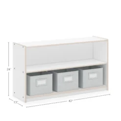 Guidecraft EdQ 2-Shelf Open Storage - 24" -Baxton Studio Store GUEST 37f2e9b9 feae 4a0d be73 94a2fb7473ae