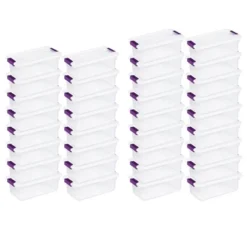 Sterilite 6 Quart Plastic ClearView Multipurpose Stacking Storage Container Tote With Secure Latching Lid For Home And Office Organization 19 Sterilite 6 Quart Plastic ClearView Multipurpose Stacking Storage Container Tote With Secure Latching Lid For Home And Office Organization -Baxton Studio Store GUEST 38203f33 28c3 4244 806a fb11a3c5427c