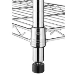 Whitmor 5 Tier Supreme Large Shelving Chrome Silver -Baxton Studio Store GUEST 38758ddc b395 4d58 98b3 b16b56db5108