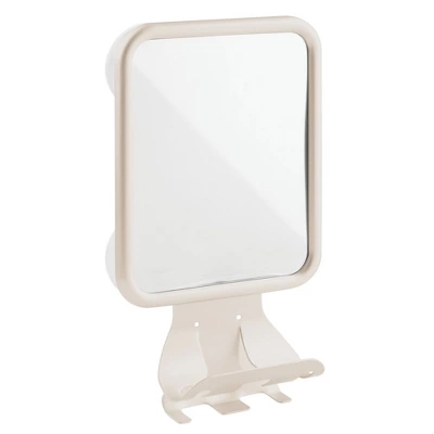 MDesign Large Modern Metal Suction Shaving Mirror Center For Bathroom 9 MDesign Large Modern Metal Suction Shaving Mirror Center For Bathroom - Image 7