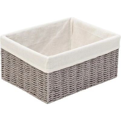 7pc Paper Rope Combo Hamper Set Gray - Honey-Can-Do 6 7pc Paper Rope Combo Hamper Set Gray - Honey-Can-Do - Image 4