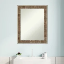 Farmhouse Brown Narrow Non-Beveled Wood Bathroom Wall Mirror 22 Farmhouse Brown Narrow Non-Beveled Wood Bathroom Wall Mirror -Baxton Studio Store GUEST 39d0e8a0 fde4 44c2 900c f64314e2744a