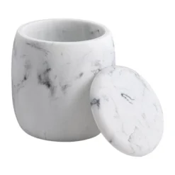 Legends Cotton Ball Jar Gray/Black - Allure Home Creations