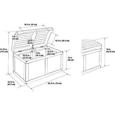 Badger Basket Hardwood Barrel Top Toy Chest 9 Badger Basket Hardwood Barrel Top Toy Chest - Image 7