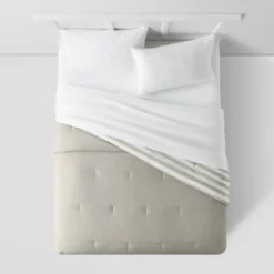 Microfiber Stripe Reversible Comforter - Room Essentials™ 13 Microfiber Stripe Reversible Comforter - Room Essentials™ -Baxton Studio Store GUEST 3b039eae 6287 4f7a b5e1 b7ab4c2af3a5