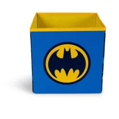 Ukonic DC Comics Batman Logo Storage Bin Cube Organizer | 11 Inches