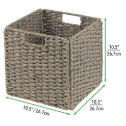 MDesign Woven Seagrass Home Storage Basket For Cube Furniture, 2 Pack 16 MDesign Woven Seagrass Home Storage Basket For Cube Furniture, 2 Pack -Baxton Studio Store GUEST 3d570f62 6bcc 4884 9814 bab8df3582f3