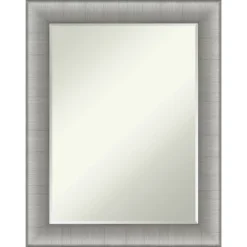 Elegant Brushed Petite Bevel Bathroom Wall Mirror 21 Elegant Brushed Petite Bevel Bathroom Wall Mirror -Baxton Studio Store GUEST 3d94e488 dc72 4480 92ad 0206d4e5f7d6