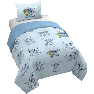 Saturday Park Disney Lilo & Stitch Watercolor Vibes 100% Organic Cotton Duvet Cover & Sham Set 8 Saturday Park Disney Lilo & Stitch Watercolor Vibes 100% Organic Cotton Duvet Cover & Sham Set - Image 6