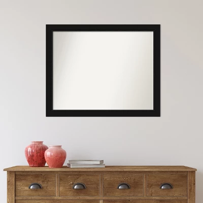 Amanti Art Avon Black Non-Beveled Bathroom Wall Mirror 8 Amanti Art Avon Black Non-Beveled Bathroom Wall Mirror - Image 6