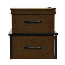 Household Essentials Stacking Storage Boxes With Laminate Top Black Oak 17 Household Essentials Stacking Storage Boxes With Laminate Top Black Oak -Baxton Studio Store GUEST 3e2227e9 8e55 4b89 ab7d 27be15be33dc