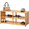 Honey-Can-Do Bamboo Shoe Bench -Baxton Studio Store GUEST 3e92b4a2 912b 4c81 af79 4553f5f3a965