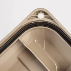 IRIS 82qt Store-It-All Container With Buckles Black/Red -Baxton Studio Store GUEST 3f22193d 8290 4fc3 97d0 bba41190f27c