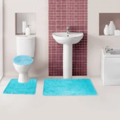 3pc Florence Rug Set Turquoise - Popular Bath 9 3pc Florence Rug Set Turquoise - Popular Bath -Baxton Studio Store GUEST 40e66ad6 45ed 450c b81a fb9f95107b98