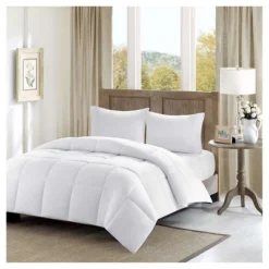 Westport 300 Thread Count Cotton Percale Luxury Down Alternative Duvet Comforter -Baxton Studio Store GUEST 414bdfd5 d8c8 42c1 b33d 161c31cb49e3