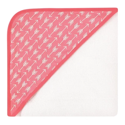 Hudson Baby Infant Girl Cotton Rich Hooded Towels, Girl Fox, One Size 3 Hudson Baby Infant Girl Cotton Rich Hooded Towels, Girl Fox, One Size