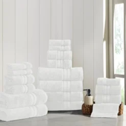 Modern Threads Spunloft 18 Piece Towel Set. 19 Modern Threads Spunloft 18 Piece Towel Set. -Baxton Studio Store GUEST 430368bf a612 42b7 b59b 2a103b328f1b