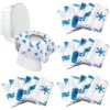 Disposable Toilet Seat Covers For Adults, 24 Pack - Protect From Public Restrooms, Extra Long, Waterproof, Portable Travel Essential, Individual Wrapped For Travelling On The Go And Airport Bathrooms -Baxton Studio Store GUEST 43409548 2894 4e55 9e61 870469255f37