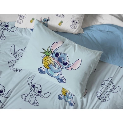Saturday Park Disney Lilo & Stitch Watercolor Vibes 100% Organic Cotton Duvet Cover & Sham Set 6 Saturday Park Disney Lilo & Stitch Watercolor Vibes 100% Organic Cotton Duvet Cover & Sham Set - Image 4