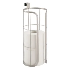 MDesign Metal Over The Tank Toilet Tissue Paper Roll Holder 17 MDesign Metal Over The Tank Toilet Tissue Paper Roll Holder -Baxton Studio Store GUEST 44878867 8e6d 4148 9340 275290fe4889