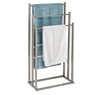 3-Tier Towel Rack Gray - Honey Can Do 4 3-Tier Towel Rack Gray - Honey Can Do - Image 2