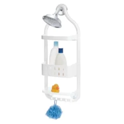Cade Shower Caddy White - IDESIGN -Baxton Studio Store GUEST 452689f3 c3dd 47a1 94b3 16beaf9e059f
