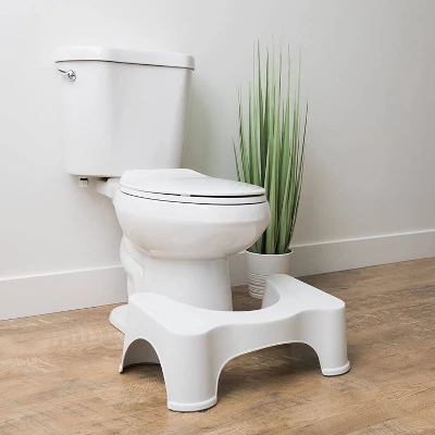 7" The Original Bathroom Toilet Stool White - Squatty Potty 5 7" The Original Bathroom Toilet Stool White - Squatty Potty - Image 3