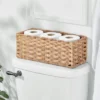 MDesign Woven Seagrass Toilet Tank Storage Basket For Bathroom -Baxton Studio Store GUEST 464d8e2a 2909 45ba 99f6 8fc04f5ba522