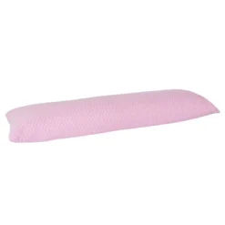 Hastings Home Memory Foam Body Pillow With Hypoallergenic Zippered Protector - Pink 11 Hastings Home Memory Foam Body Pillow With Hypoallergenic Zippered Protector - Pink -Baxton Studio Store GUEST 466c6b35 e672 468f 8004 e177522e5d8e