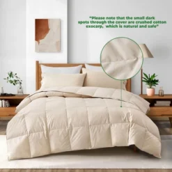 Peace Nest All Season 100% Organic Cotton Down Duvet Insert Medium Warmth Comforter 11 Peace Nest All Season 100% Organic Cotton Down Duvet Insert Medium Warmth Comforter -Baxton Studio Store GUEST 47945382 b8a0 43ce 9f98 c76a7a38dcb3