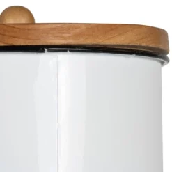 Set Of 3 White Enamel Metal Lidded Decorative Storage Canisters - Foreside Home & Garden 10 Set Of 3 White Enamel Metal Lidded Decorative Storage Canisters - Foreside Home & Garden -Baxton Studio Store GUEST 47b029c0 218f 482e 8381 4f3365f509f4