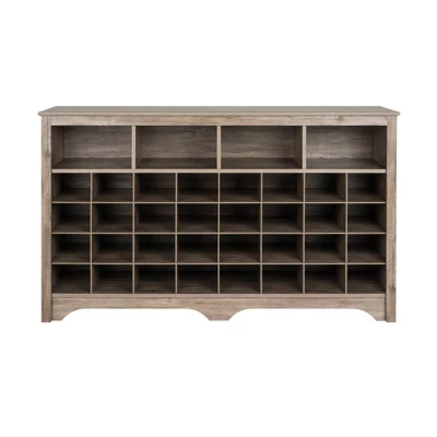 60" Entryway Shoe Cubby Console - Prepac 12 60" Entryway Shoe Cubby Console - Prepac - Image 10