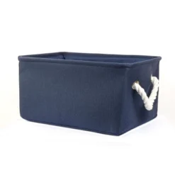 Unique Bargains Home Closet Cotton Fabric Decorative Storage Bin Small Dark Blue 1 Pc 11 Unique Bargains Home Closet Cotton Fabric Decorative Storage Bin Small Dark Blue 1 Pc -Baxton Studio Store GUEST 4a50474a 83b9 4873 855b e1d8a01cb762