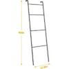 NEX 2pk 4 Tier Ladder Style Towel Racks Black 1 NEX 2pk 4 Tier Ladder Style Towel Racks Black -Baxton Studio Store GUEST 4af9926c f7c0 4c69 b892 ea13d8f67fc9
