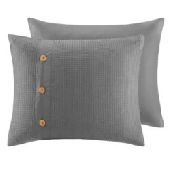 3pc Lucina Cotton Waffle Weave Duvet Cover Set -Baxton Studio Store GUEST 4b1a0db7 03eb 4987 bf96 562a8cb36294