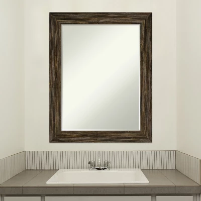 Amanti Art Fencepost Narrow Petite Bevel Wood Bathroom Wall Mirror 7 Amanti Art Fencepost Narrow Petite Bevel Wood Bathroom Wall Mirror - Image 5