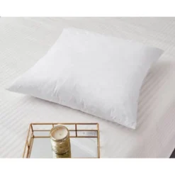 Feather Filled Euro Square Pillow White 2pk - Blue Ridge Home Fashions 7 Feather Filled Euro Square Pillow White 2pk - Blue Ridge Home Fashions -Baxton Studio Store GUEST 4d572551 706f 4b92 bb40 9476a625c074