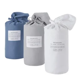 Nourison Solid 4 Piece Bedding Super Soft Sheet Set- Deep Pocket -Baxton Studio Store GUEST 4eb6fe2a 88bb 4e28 a54e 3fe1bfa53329