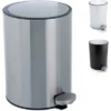 Bamodi 3L Stainless Steel Bathroom Wastebasket With Removable Inner Bucket & Lid 2 Bamodi 3L Stainless Steel Bathroom Wastebasket With Removable Inner Bucket & Lid -Baxton Studio Store GUEST 4f3df18e 1b54 4ddc 86dd d9bb8d30af0b