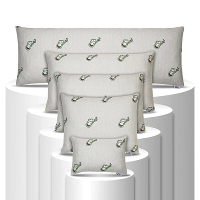 Comfez Shredded Memory Foam Pillow With Removable Cover - Single PIllow White 4 Comfez Shredded Memory Foam Pillow With Removable Cover - Single PIllow White - Image 2