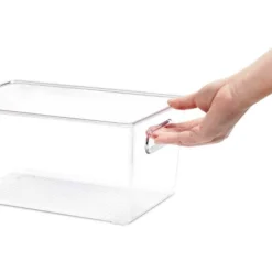 MPM 4 Packs Transparent Plastic Bins Storage Box, Deep Plastic Bins, Great Organization For Home Storage, Kitchen Cabine 10 MPM 4 Packs Transparent Plastic Bins Storage Box, Deep Plastic Bins, Great Organization For Home Storage, Kitchen Cabine -Baxton Studio Store GUEST 51a02efa 8410 4103 8554 c71214fa3c89