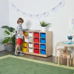 ECR4Kids Scoop Front Storage Bin, Multipurpose Organization, 20-Piece -Baxton Studio Store GUEST 51d1c0a1 bb11 4a91 8590 b2fd45fa0c3e