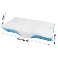 Unique Bargains 1Pcs Contour Memory Foam Pillow Cervical Neck Support Sleeping Pillows White 62x33x10cm -Baxton Studio Store GUEST 5235ef1d e301 4dd8 a5ca f9c484db3e3a