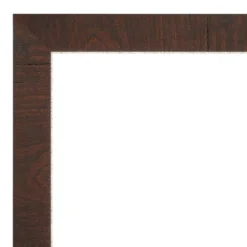 41" X 30" Non-Beveled Wildwood Brown Narrow Bathroom Wall Mirror - Amanti Art -Baxton Studio Store GUEST 5236b472 c9e4 4cf4 aea8 e3733e987058