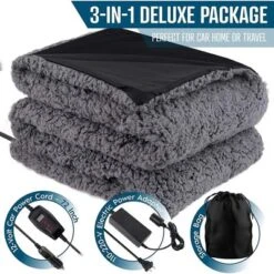 Zone Tech Faux Shearling Fleece Travel Blanket 2 Pack Grey Soft Plush Warm Fuzzy Automotive Cover 59"x43" Great For Winter Home Office And Camping 10 Zone Tech Faux Shearling Fleece Travel Blanket 2 Pack Grey Soft Plush Warm Fuzzy Automotive Cover 59"x43" Great For Winter Home Office And Camping -Baxton Studio Store GUEST 535cac60 c3a3 4e93 85bf bff581b21f18