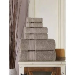 6pc Luna Turkish Bath Towel Set - Enchante Home -Baxton Studio Store GUEST 537675ef c6cf 4f71 b61e 3d89987e04a0